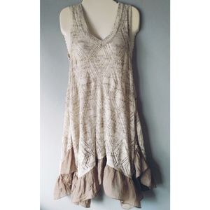 RYU- Knit tank top dress with trim